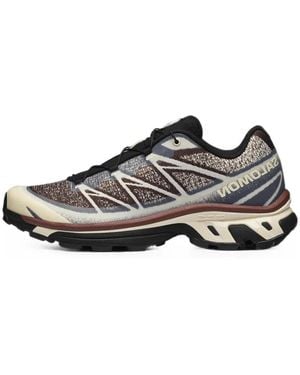 Salomon Xt-6 Shadow "Almond Milk Coffee Chocolate" - White