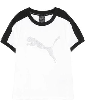 PUMA X Fenty Rhinestone-Embellishment T-Shirt - Black