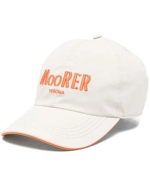 Moorer Honkbalpet Met Logodetail - Wit