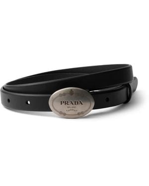 Prada Leather Belt - Black