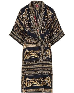 CAMILLA Happily Ever After Kimono - Black