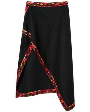 PUCCI Cotton Scarf Skirt - Black