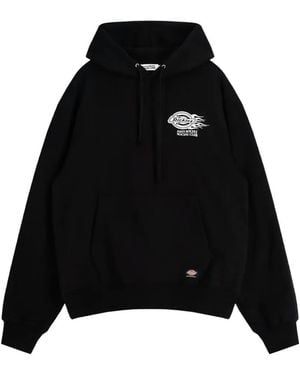 ANTI SOCIAL SOCIAL CLUB X Dickies Flame-Print Hoodie - Black