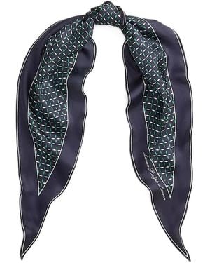 Ralph Lauren Geometric Printed Scarf - Blue