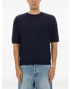 Moschino Patch-pocket T-shirt - Blue