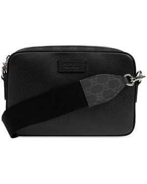 Gucci Small Gg Messenger Bag - Black