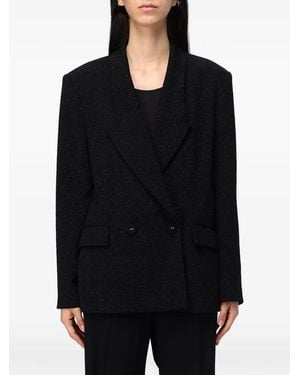 Hanita Blazer Doppiopetto - Nero