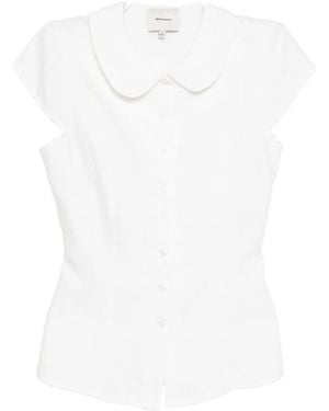 Reformation Molly Blouse - Wit