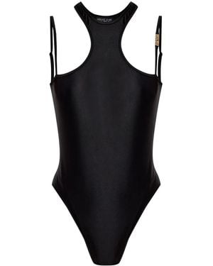Versace Jeans Couture オフショルダー ボディスーツ - ブラック