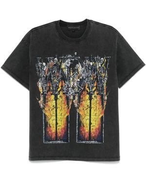 Who Decides War Ember Chapel T-Shirt - Black