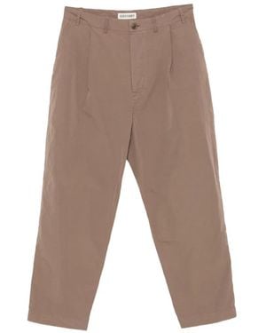 Casey Casey Basin Pleated Straight-Leg Pants - White