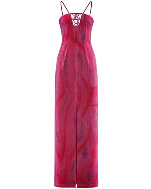 MACCAPANI Iris マキシドレス - パープル