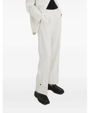 Herskind Pleated-Details Trousers - White