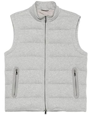 Corneliani Quilted Gilet - Grey