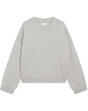 Loulou de Saison Tristan Crew-Neck Jumper - White