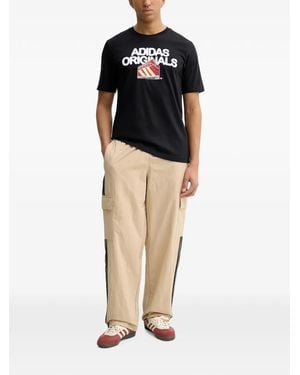 adidas Adicolor Classics 3 Stripe Trousers - Natural