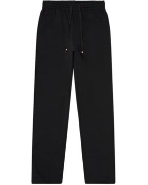 DIESEL Peached Drawstring Cotton Track Trousers - Black