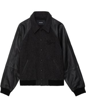Zadig & Voltaire Benjy Leather Jacket - Black
