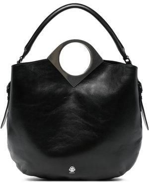 Bally Anni Moon Tote Bag mit rundem Henkel - Schwarz