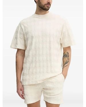 BALR Honeycomb-Texture T-Shirt - White