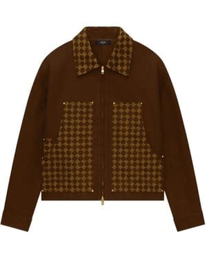 Amiri Zip-Fastening Jacket - Brown