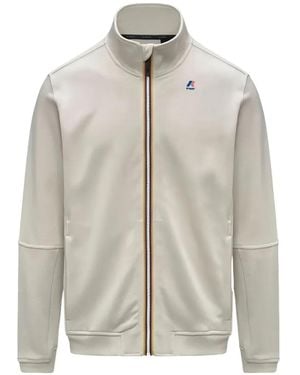 K-Way Zip-Up Sweatshirt - White