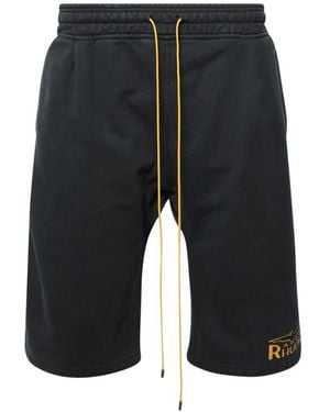 Rhude Drawstring Track Shorts - Blue