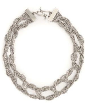 Fabiana Filippi Crochet Necklace - White