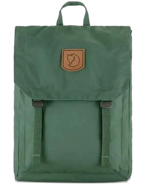 Fjallraven Logo-Patch Backpack - Green
