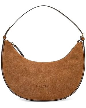 Marc O' Polo Small Half-moon Shape Shoulder Bag - Brown