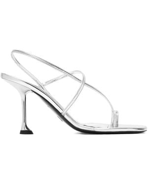 Proenza Schouler Sandalias Con Tacón Y Tiras Cruzadas - Blanco