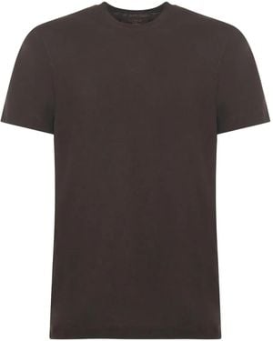 Zanone Cotton T-Shirt - Black