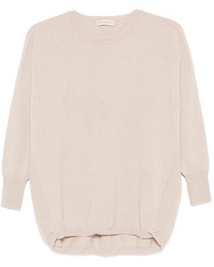Purotatto Round-Neck Jumper - White