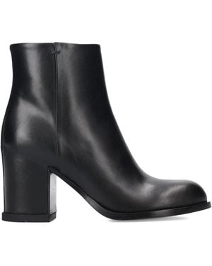 Premiata Leather Ankle Boots - Black