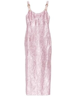 Versace Abendkleid Mit Crushed-Effekt - Pink