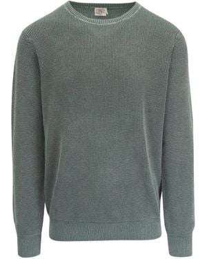 Faherty Crew-Neck Jumper - Grey