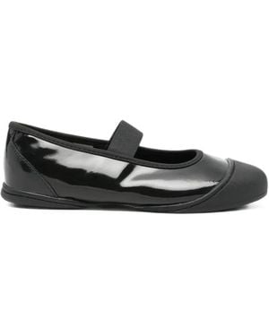 Vans Patent Leather Ballet Flats - White