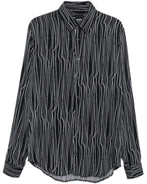 Patrizia Pepe Graphic-Print Shirt - Black