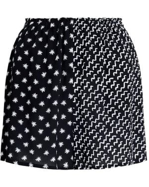 Donde Esteban Stars Waves Print Shorts - Black