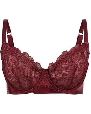 Guess Lace-Overlay Underwired Bra