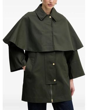 Barbour Fia Cape Waterproof Coat - Green