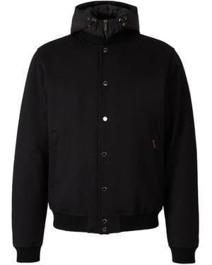 Moorer Callum Hooded Jacket - Black