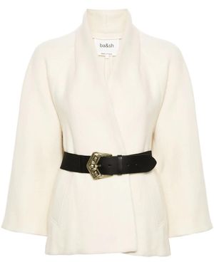 Ba&sh Hini Belted Jacket - White