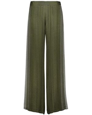 Zeus+Dione Alcestes Textured Trousers - Green