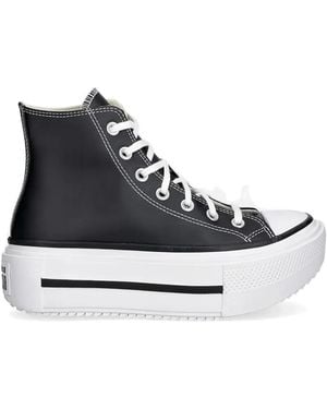 Converse Chuck Taylor All Star Lift Double Stack Hi-Top Trainers - White