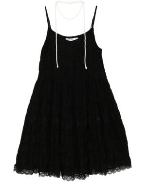 B+ AB Sleeveless Dress - Black