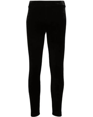 Balenciaga Ski-Leggings Aus Samt - Schwarz