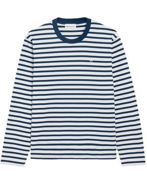 Ami Paris Ami De Coeur Long-Sleeved T-Shirt - Blue