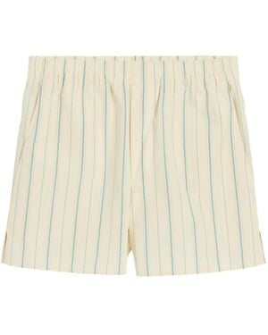 Ami Paris Shorts Con Logo - Neutro