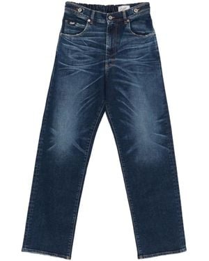 Pence Jeans mit Tragefalten - Blau